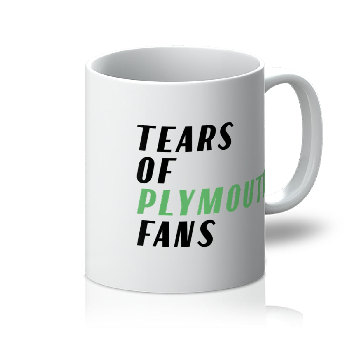 'Tears of Plymouth Fans' mug