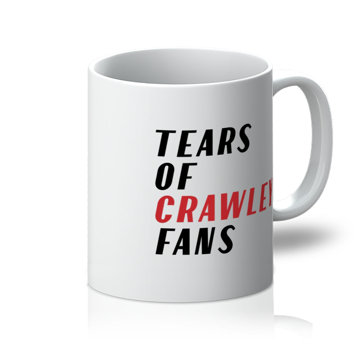 'Tears of Crawley Fans' mug