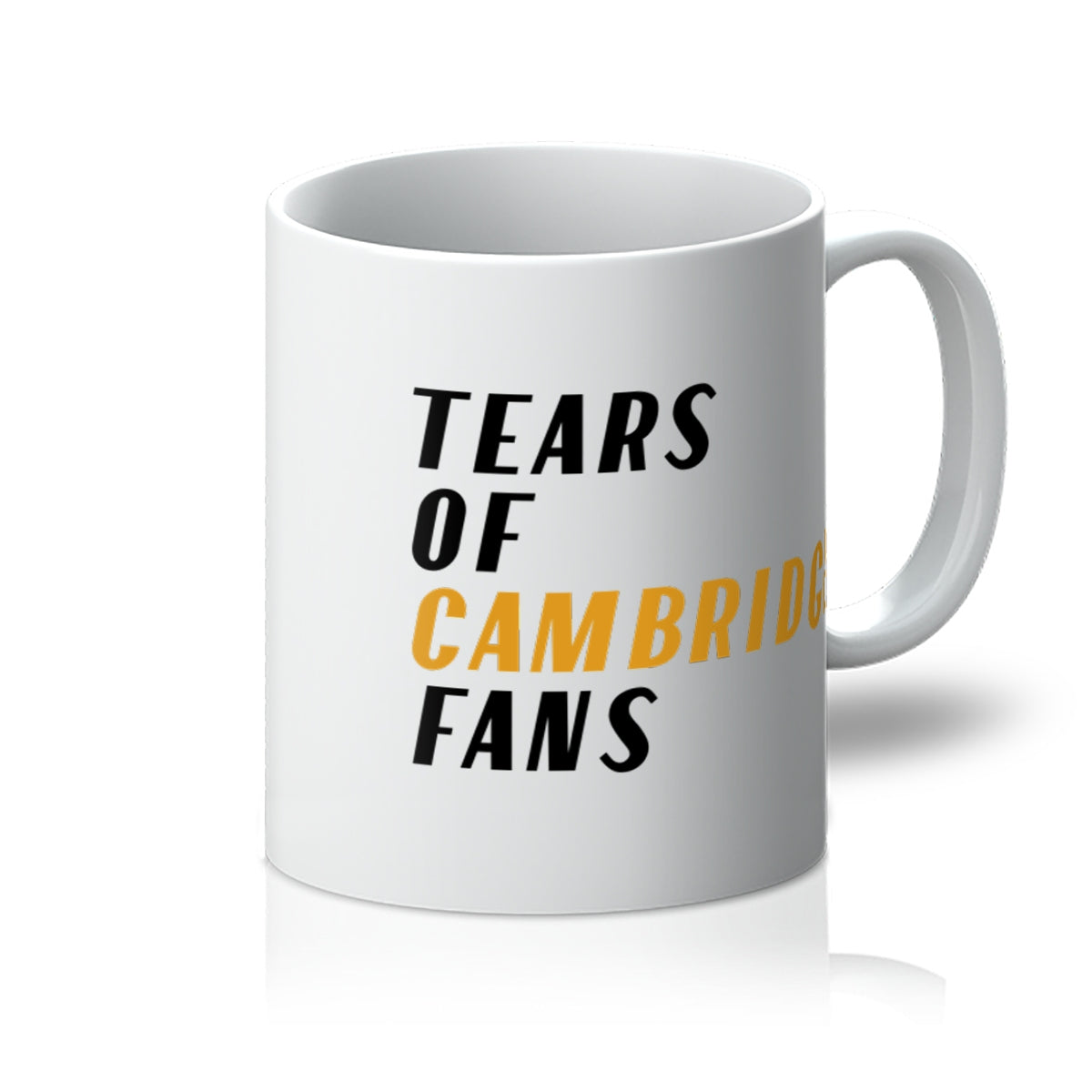 'Tears of Cambridge Fans' mug