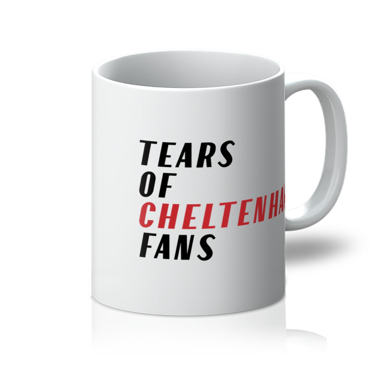 'Tears of Cheltenham Fans' mug