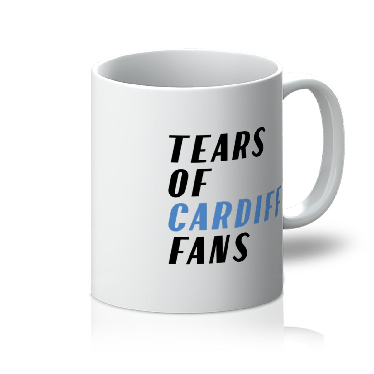 'Tears of Cardiff Fans' mug