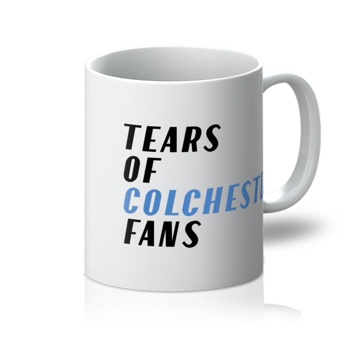 'Tears of Colchester Fans' mug