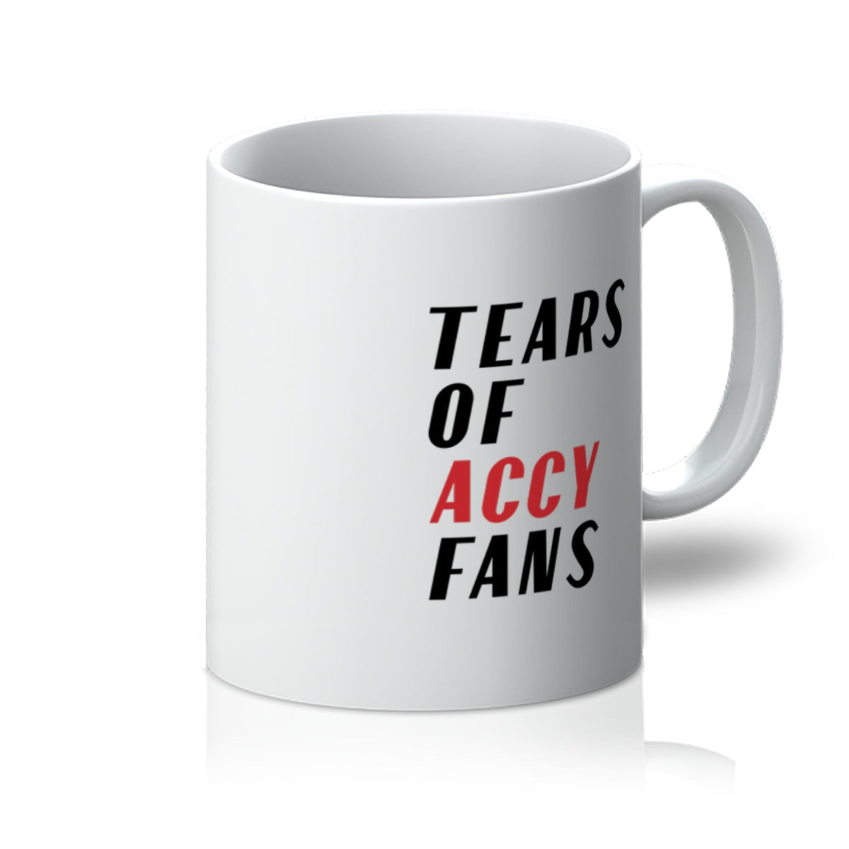 'Tears of Accy Fans' mug