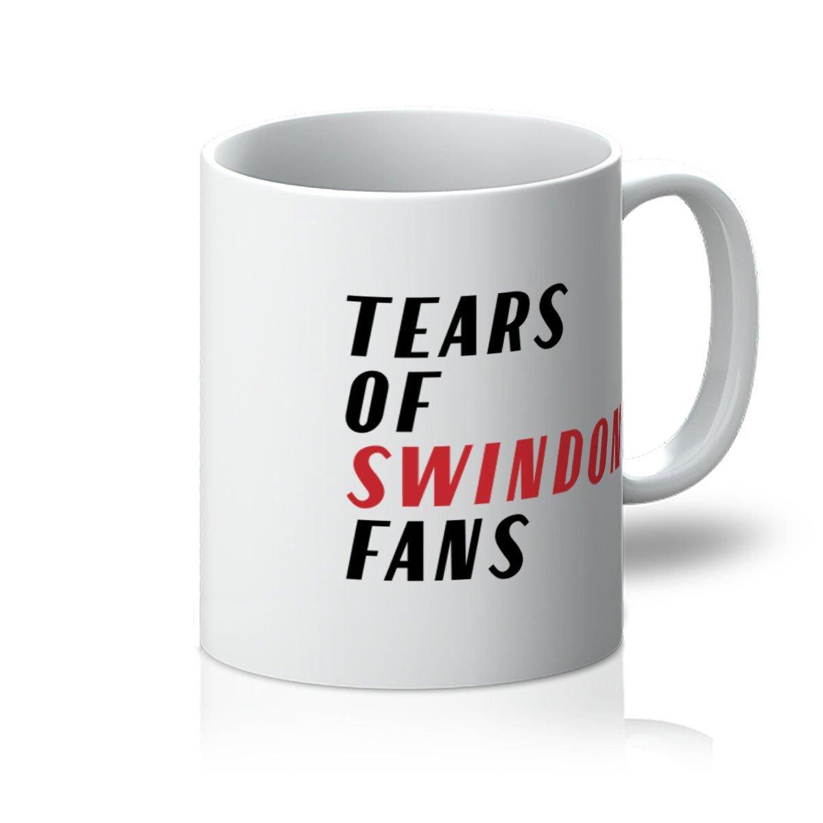 'Tears of Swindon Fans' mug