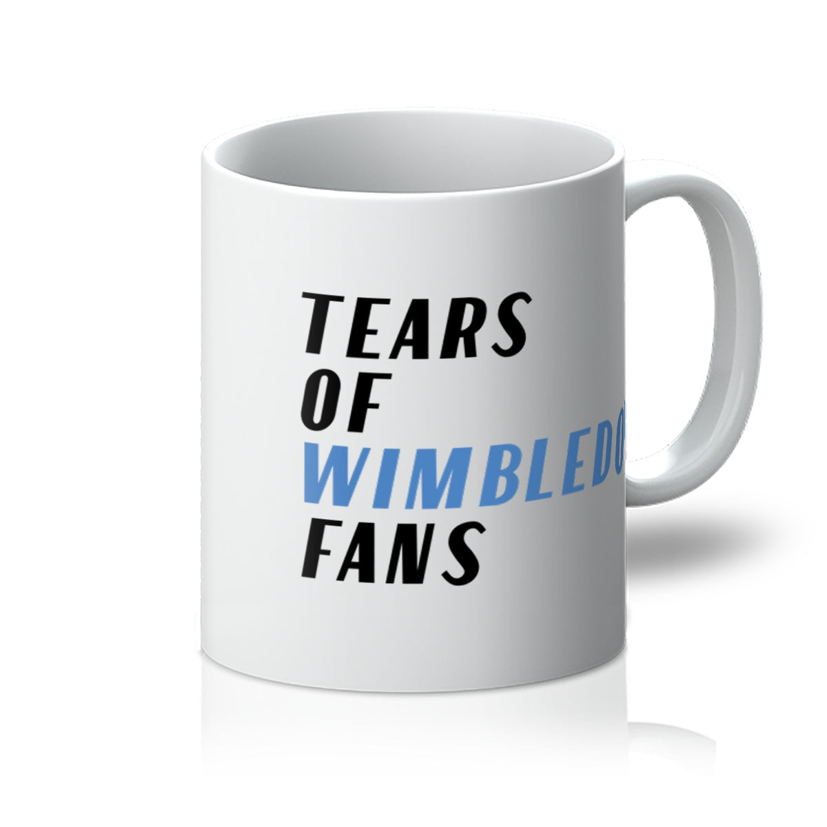 'Tears of Wimbledon Fans' mug