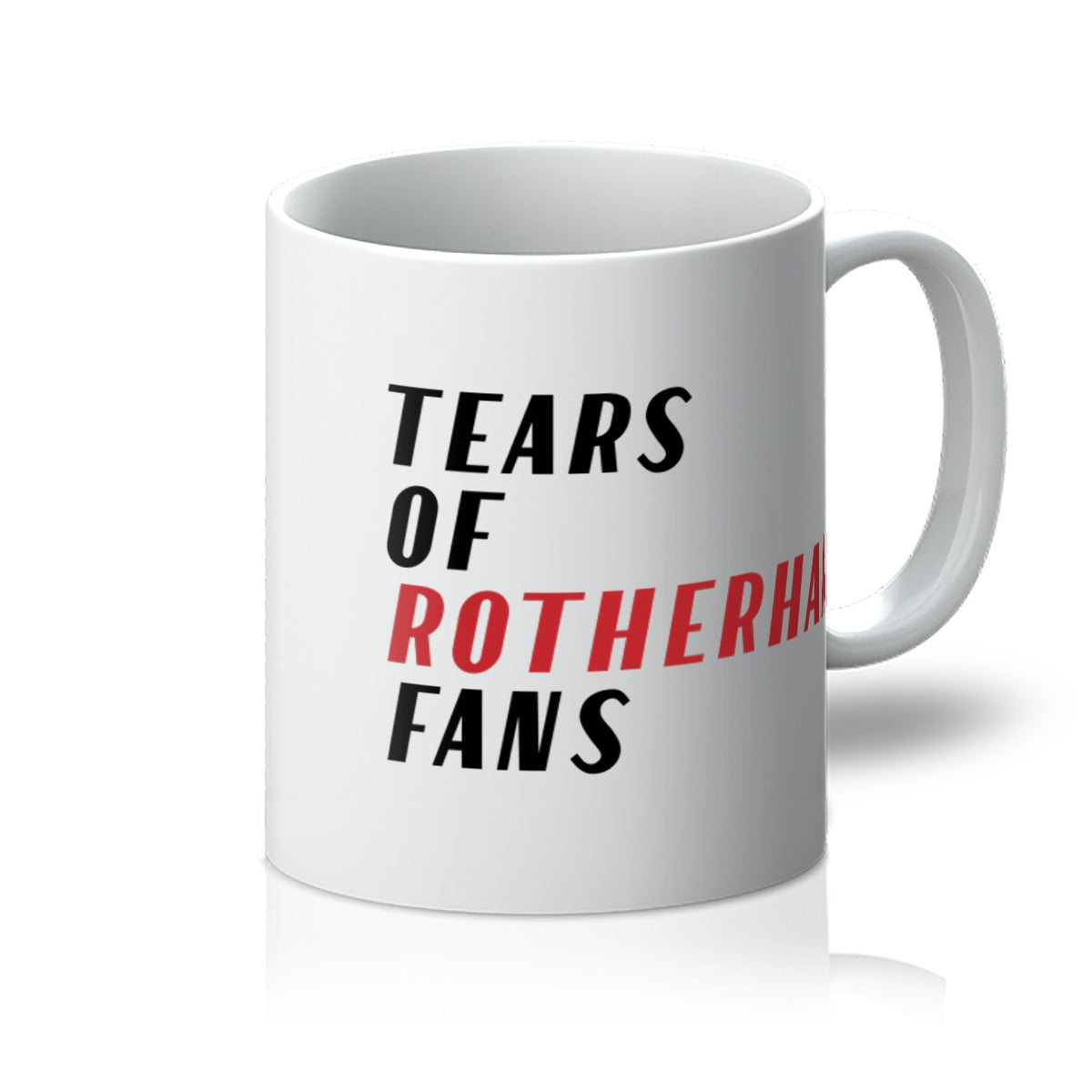 'Tears of Rotherham Fans' mug