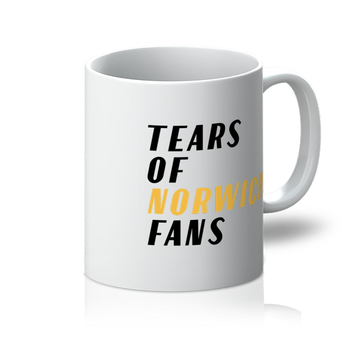 'Tears of Norwich Fans' mug