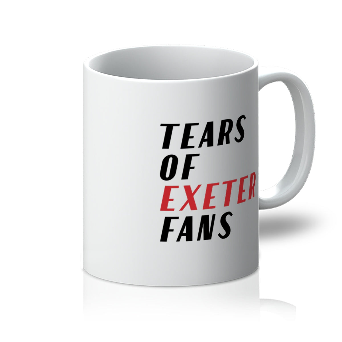 'Tears of Exeter Fans' mug